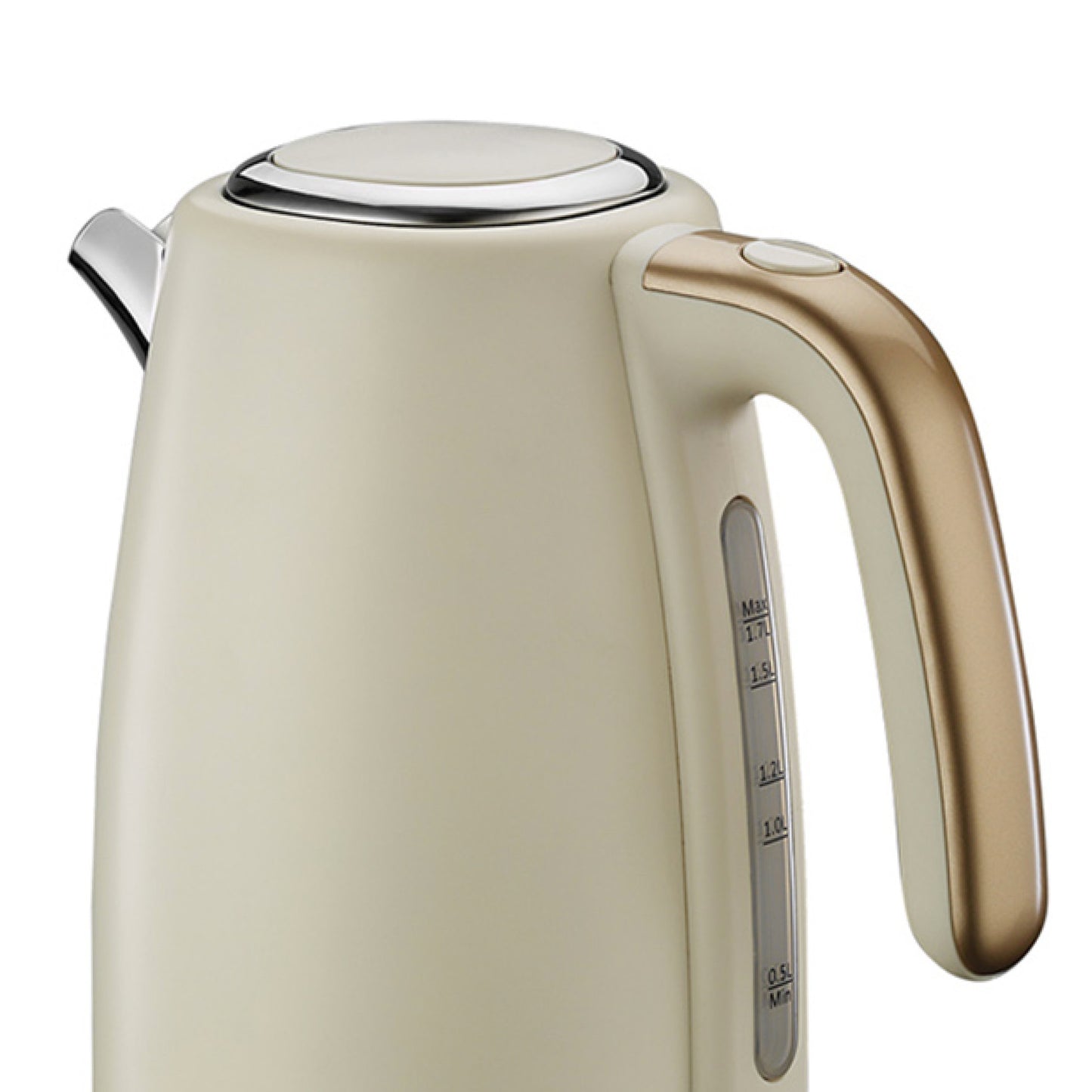 Berghoff Gem Pearl 1.7 Litre Vanilya Krem Rengi Gold Modern Su Isıtıcı