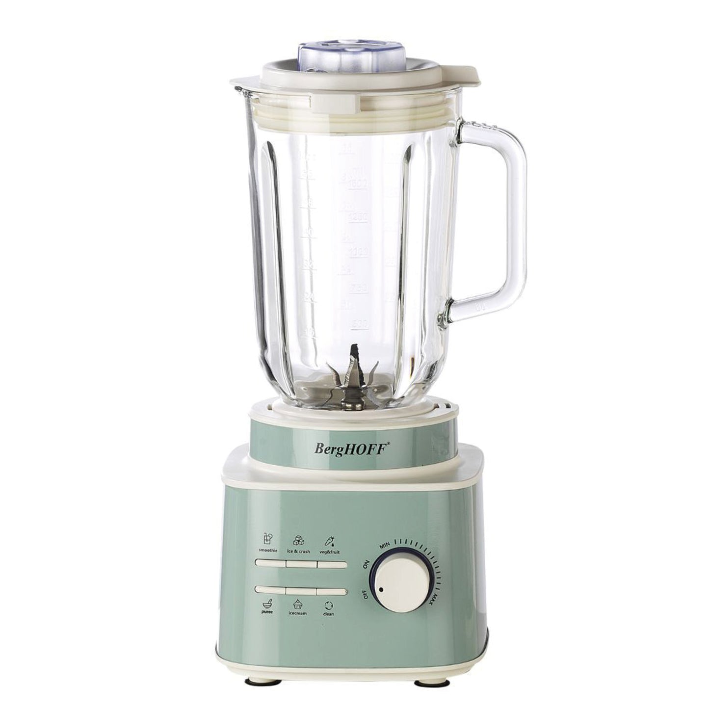 Berghoff Gem Retro 1500 W Mint Yeşili Blender
