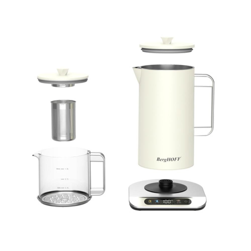 Berghoff Gem Retro 1.7 Litre Krem Çay Makinesi