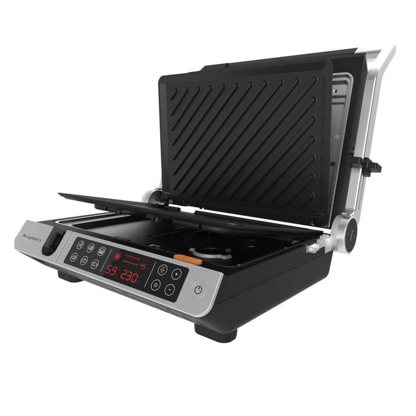 BergHOFF GEM TITAN PRO 6 Programlı Advanced Design Çelik Izgara ve Tost Makinesi