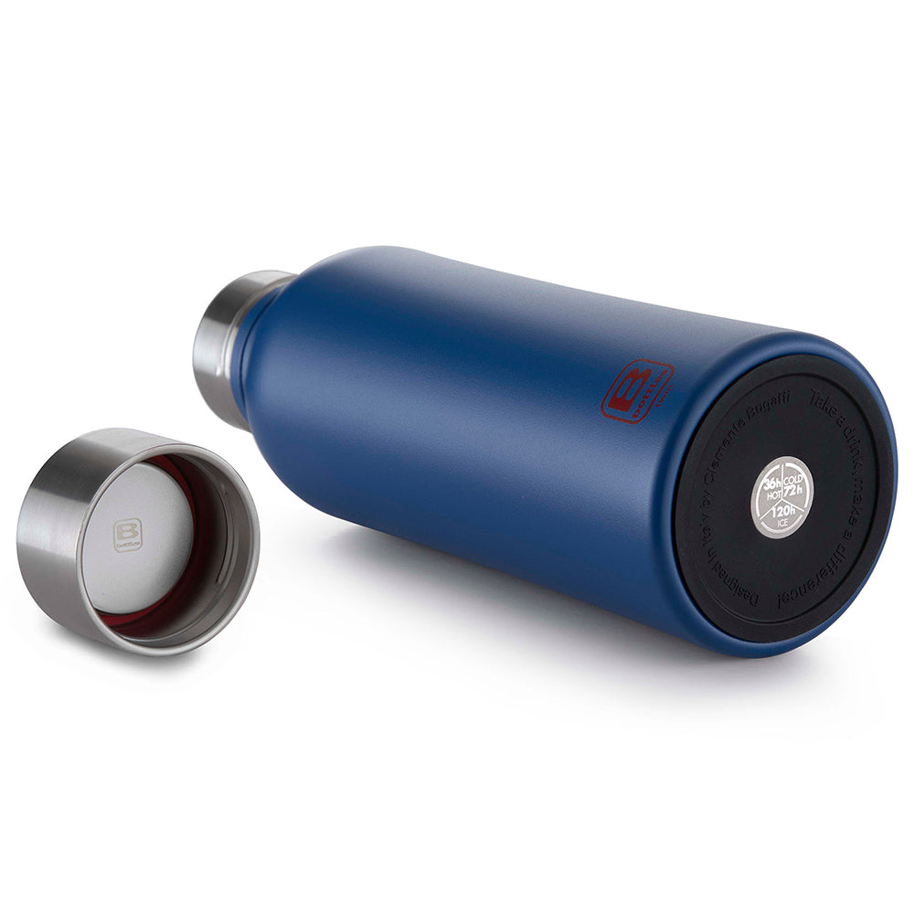 Bugatti Twin Paslanmaz Çelik Mat Mavi Termos 1500Ml
