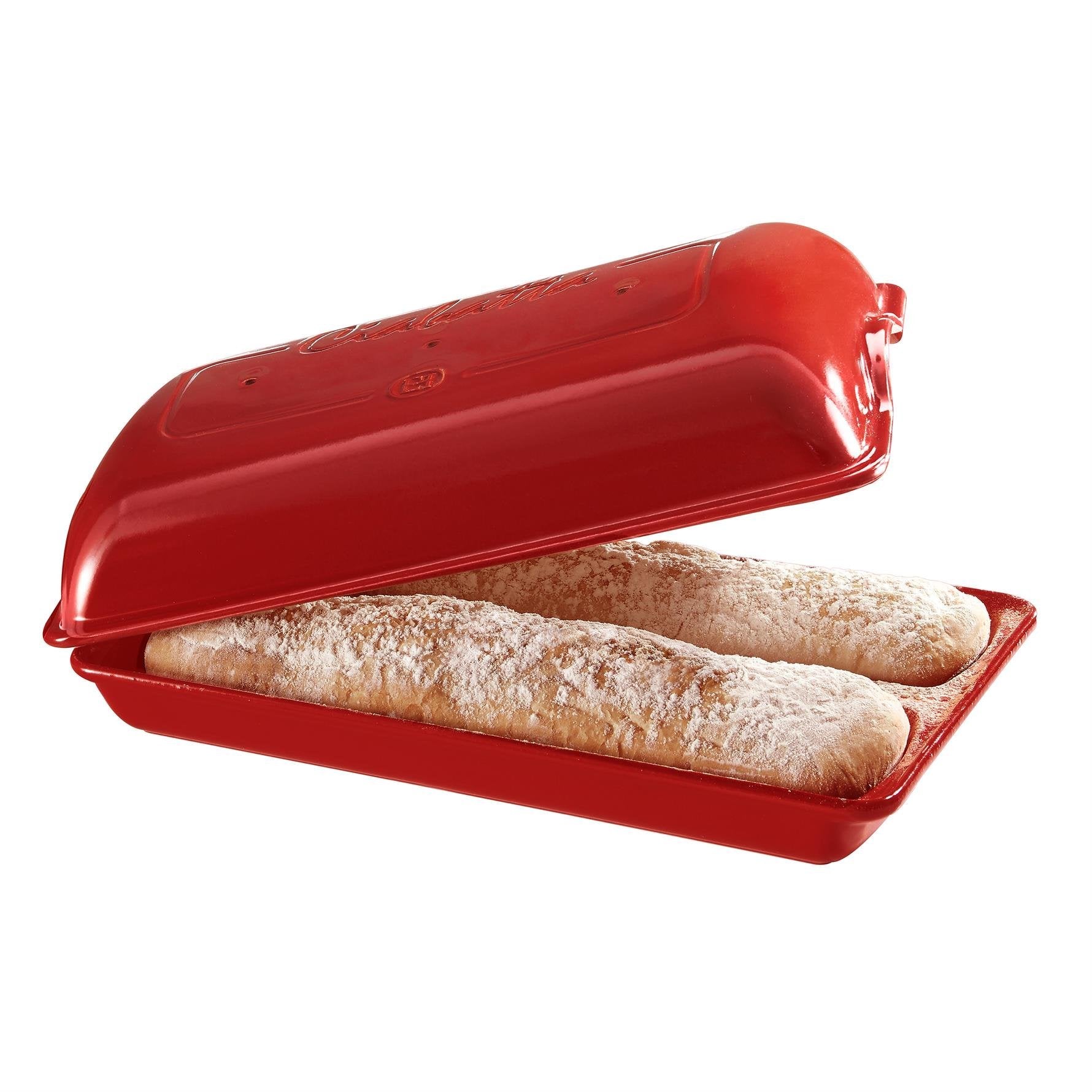 Emile Henry 2 Li Baget Ekmek/Fırın Kabı Dikdörtgen 39x23 cm