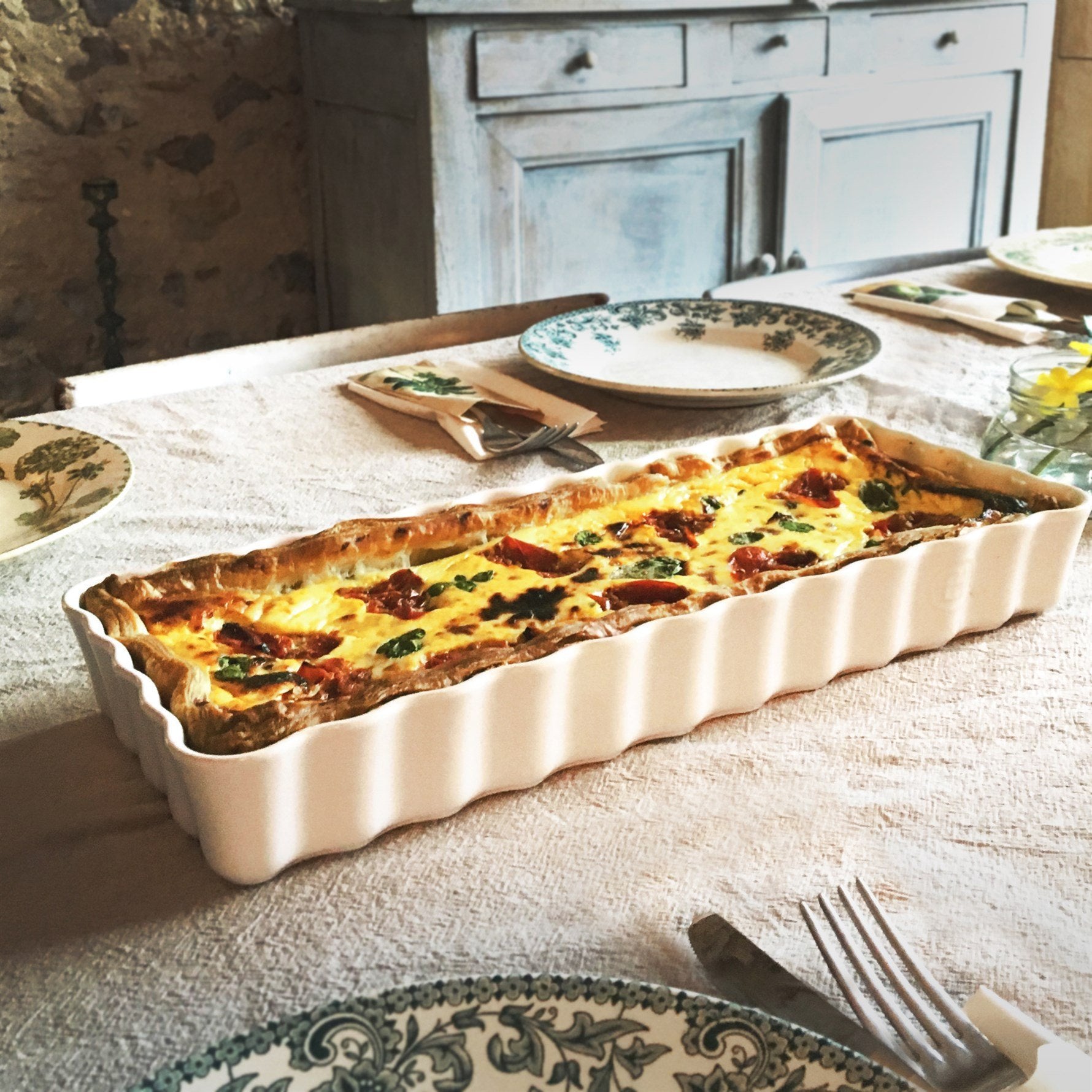 Emile Henry Tart-Börek-Fırın Kabı Dikdörtgen 36.5 x 15 cm