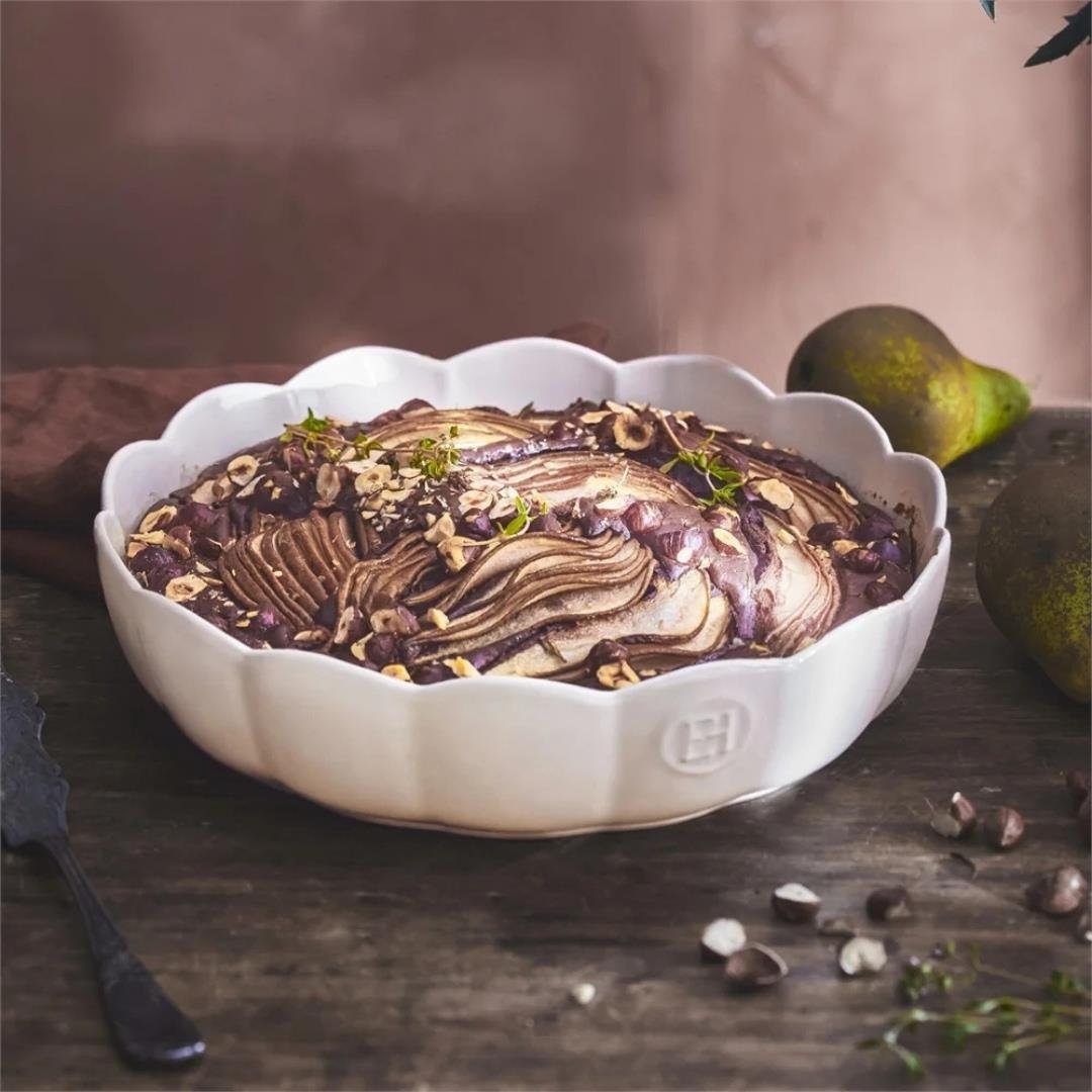 Emile Henry Madeleine Fırın Kabı Yuvarlak 27 cm