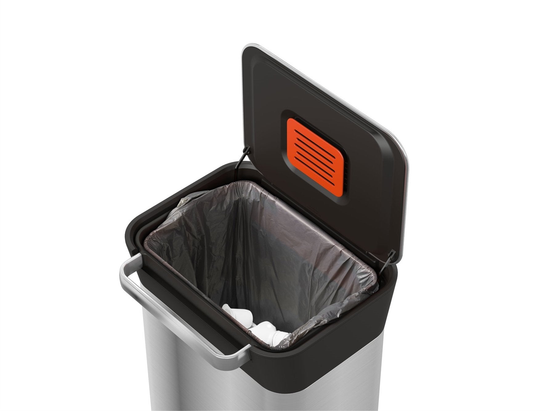 Joseph Joseph Titan Çöp Kovası 30 Litre Paslanmaz Çelik