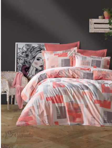 Lena Kiremit Nevresim Takımı 4 Mevsim Set