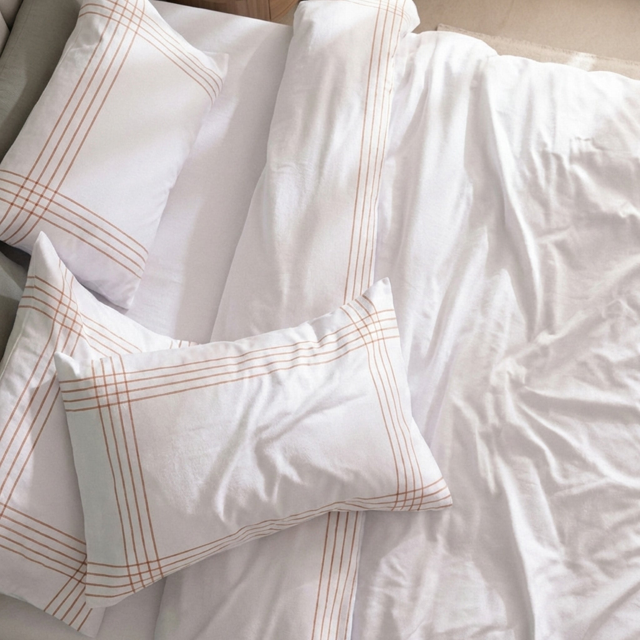 Ecobox Precore Oranj Çift Kişilik Nevresim Takımı