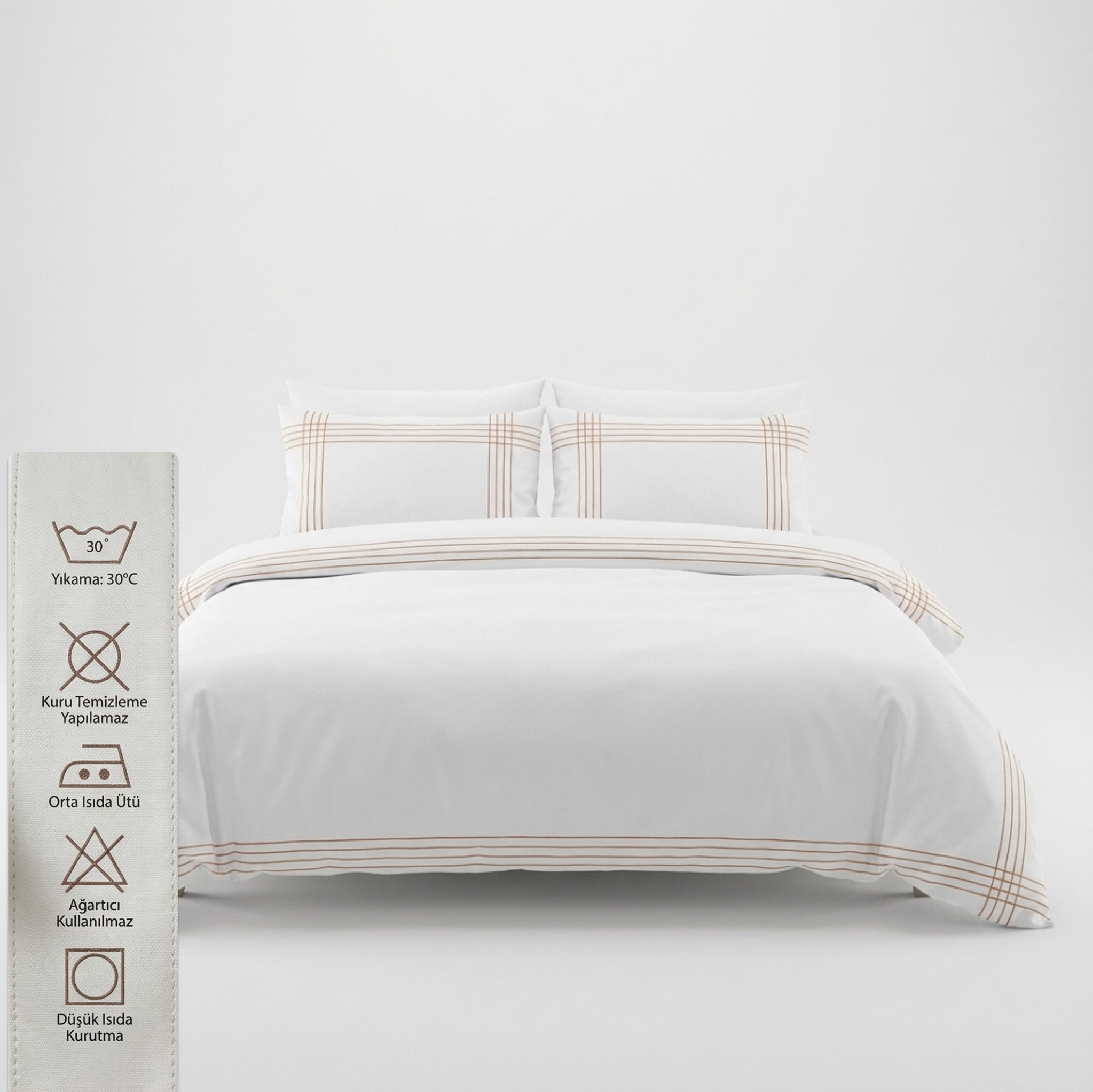 Ecobox Precore Oranj Çift Kişilik Nevresim Takımı