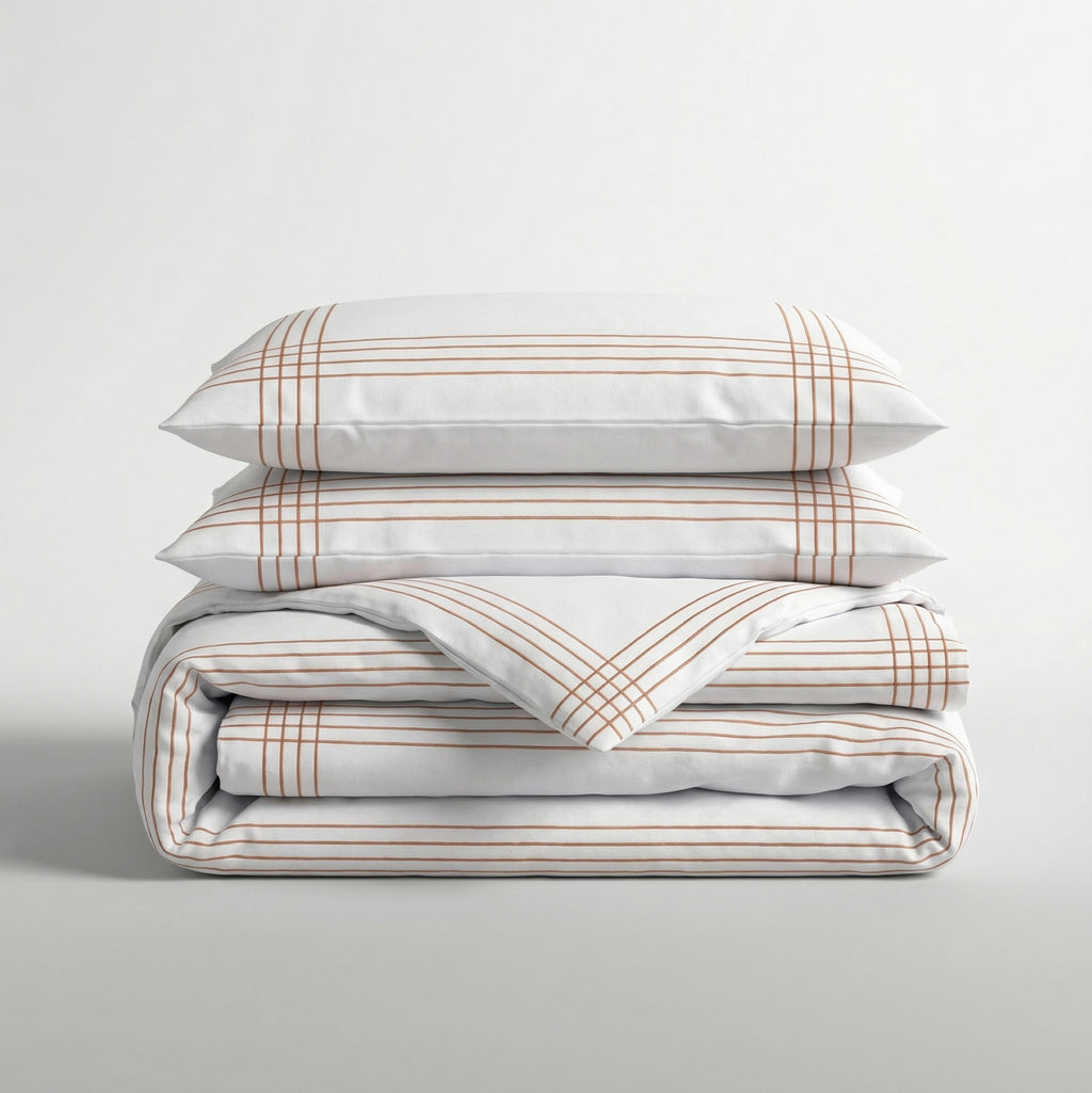 Ecobox Precore Oranj Çift Kişilik Nevresim Takımı