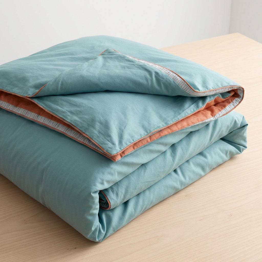 Sevenhill Marin Aqua Çift Kişilik %100 Pamuk Nevresim Takımı 200 x 220 cm