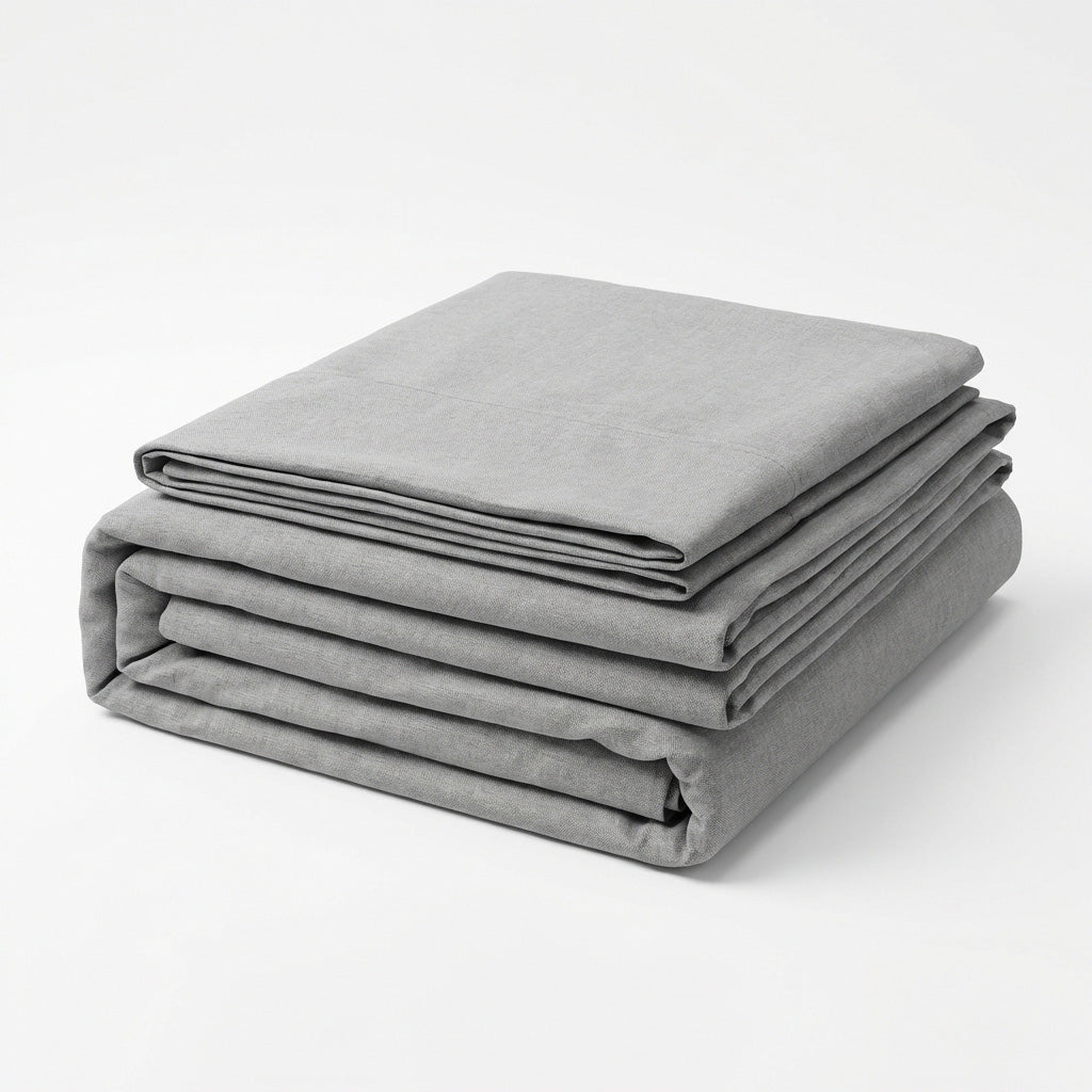 Sevenhill Rico Gray Tek Kişilik Pamuklu Nevresim Takımı 160 x 220 cm