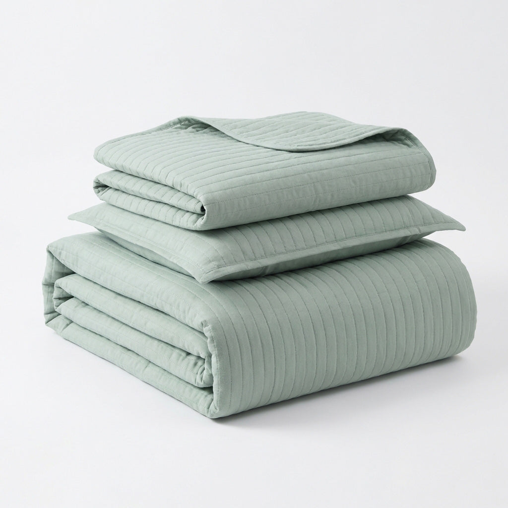 Sevenhill Vita Mint Çift Kişilik Yatak Örtüsü 230x260 cm