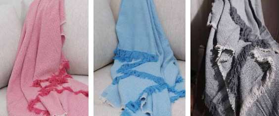 Tek Kişilik Saçaklı Pike Dokuma