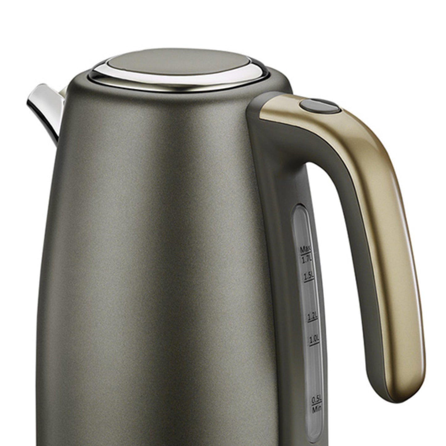 Berghoff Gem Pearl 1.7 Litre Gri Gold Modern Su Isıtıcı