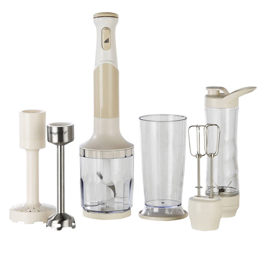 Berghoff Gem Retro 1200 W Krem Rengi El Blender Seti
