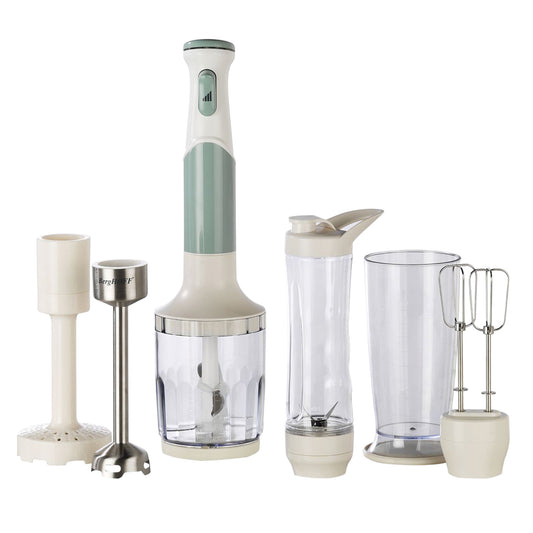 Gem Retro Mint Yeşili 1200 W El Blender Seti