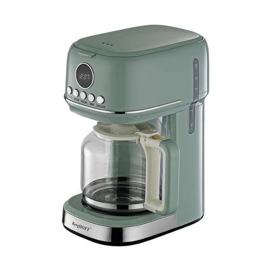 Berghoff Gem Retro 15 bardak Mint Yeşil Filtre Kahve Makinesi