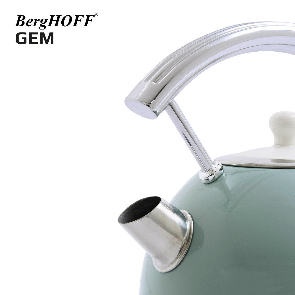 Berghoff Gem Retro 1.7 Litre Mint Yeşil Yuvarlak Su Isıtıcısı