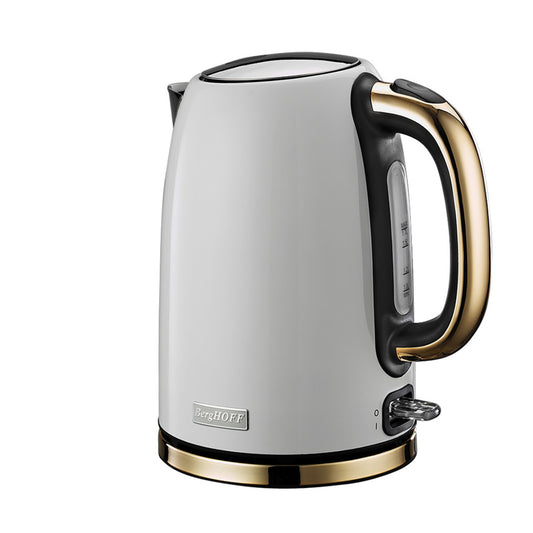 Berghoff Gem Titan 1.7 Litre Parlak Beyaz Gold Su Isıtıcısı