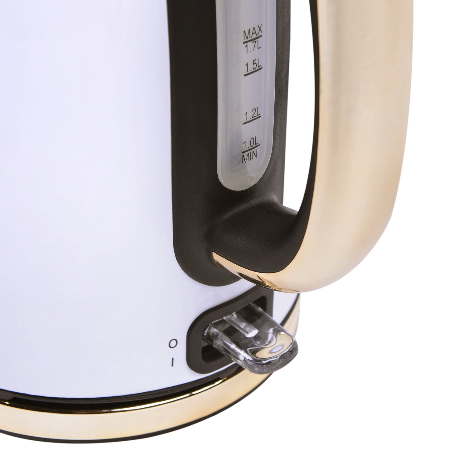 Berghoff Gem Titan 1.7 Litre Parlak Beyaz Gold Su Isıtıcısı