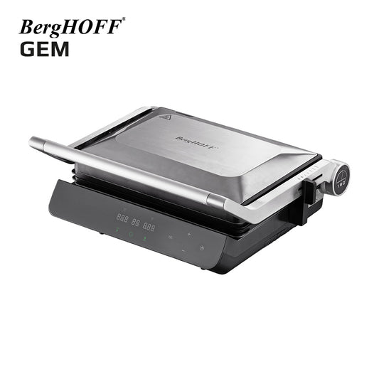 Berghoff Gem Titan Gümüş Gri Çelik Izgara ve Tost Makinesi