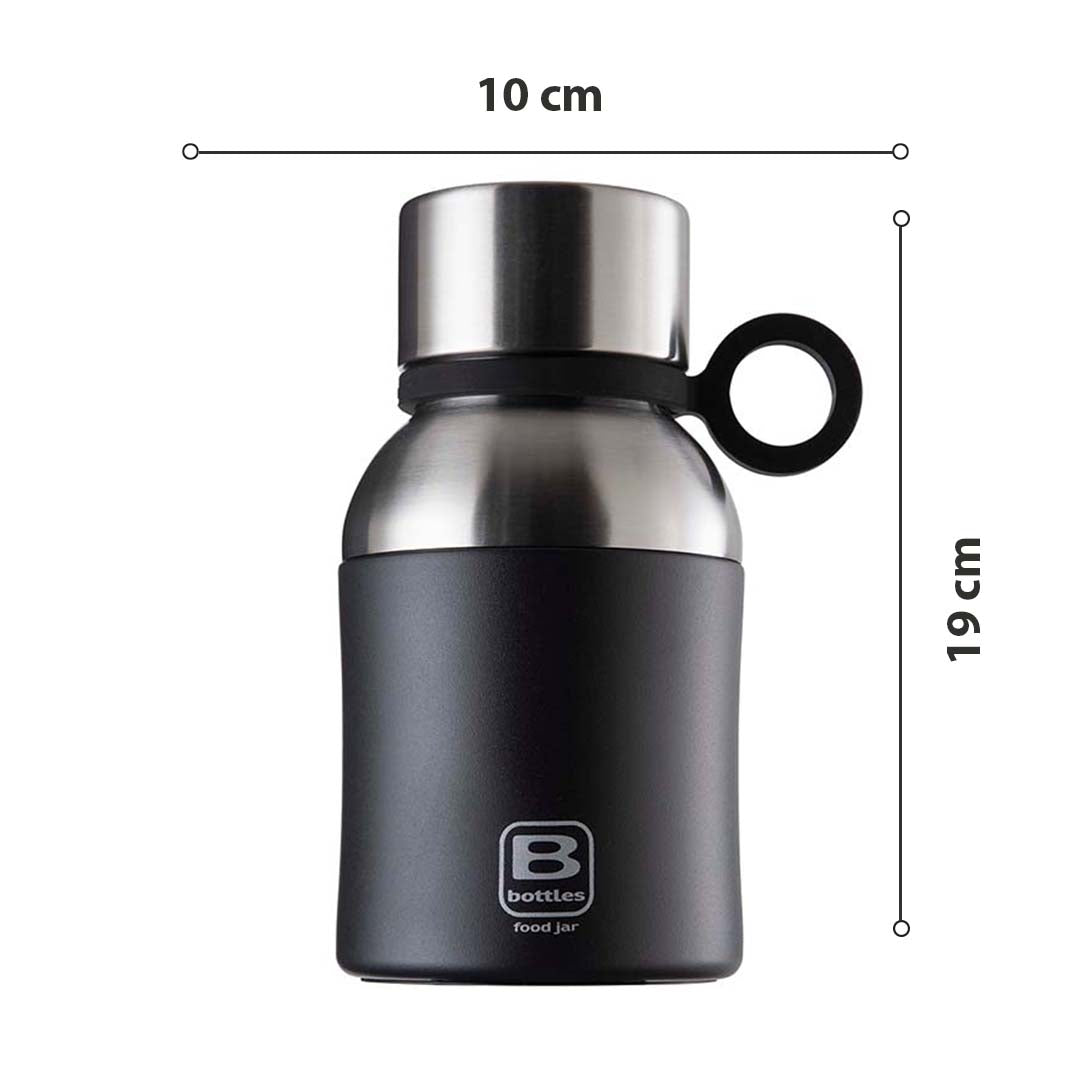 Bugatti Paslanmaz Çelik Antrasit Yemek Termosu 500Ml