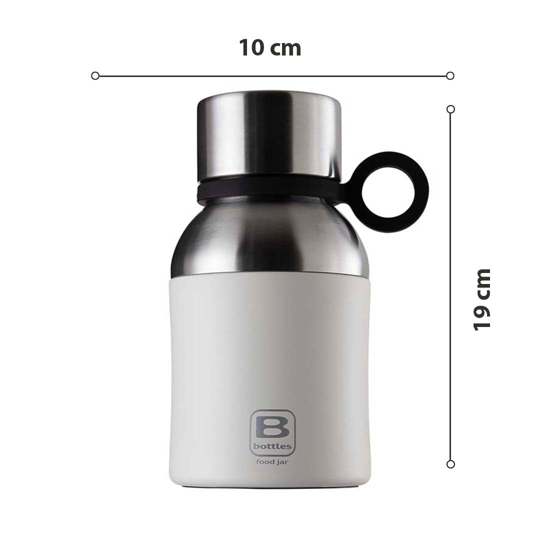Bugatti Paslanmaz Çelik Mat Beyaz Yemek Termosu 500Ml