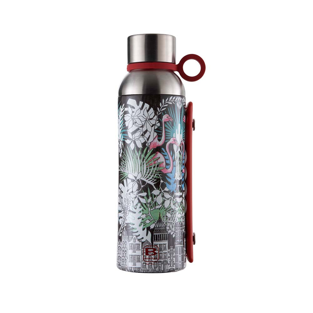 Bugatti Termo Taşıma Kulplu Paslanmaz Çelik La Vılle Desenli Termos 1500Ml