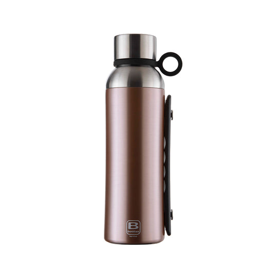 Bugatti Termo Taşıma Kulplu Paslanmaz Çelik Rose Gold Termos 1500Ml