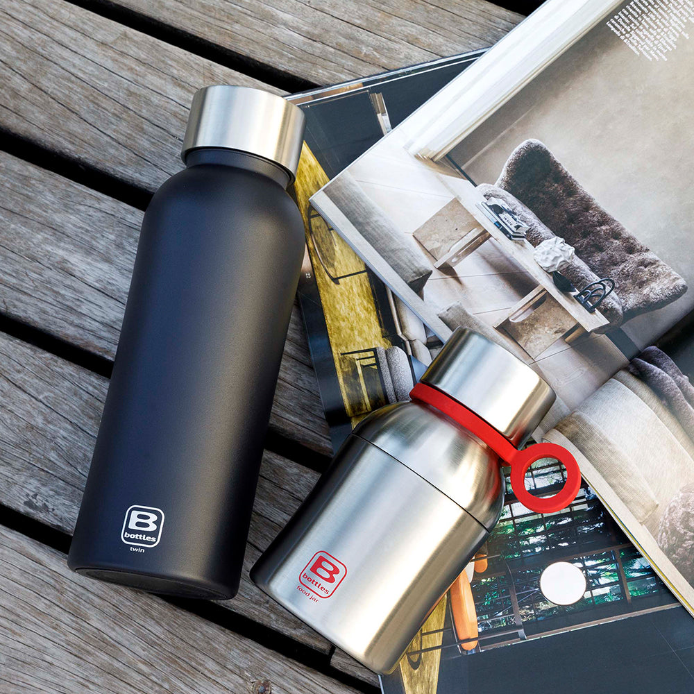 Bugatti Twin Paslanmaz Çelik Antrasit Rengi Termos 1500Ml