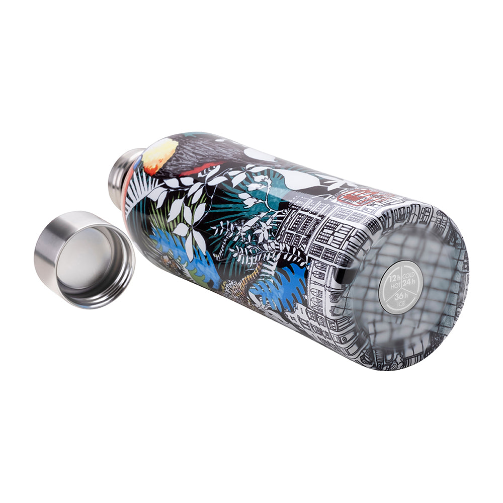 Bugatti Twin Paslanmaz Çelik La Vılle Desenli Termos 800Ml