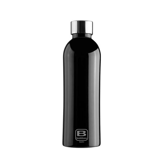 Bugatti Twin Paslanmaz Çelik Parlak Siyah Rengi Termos 800 Ml