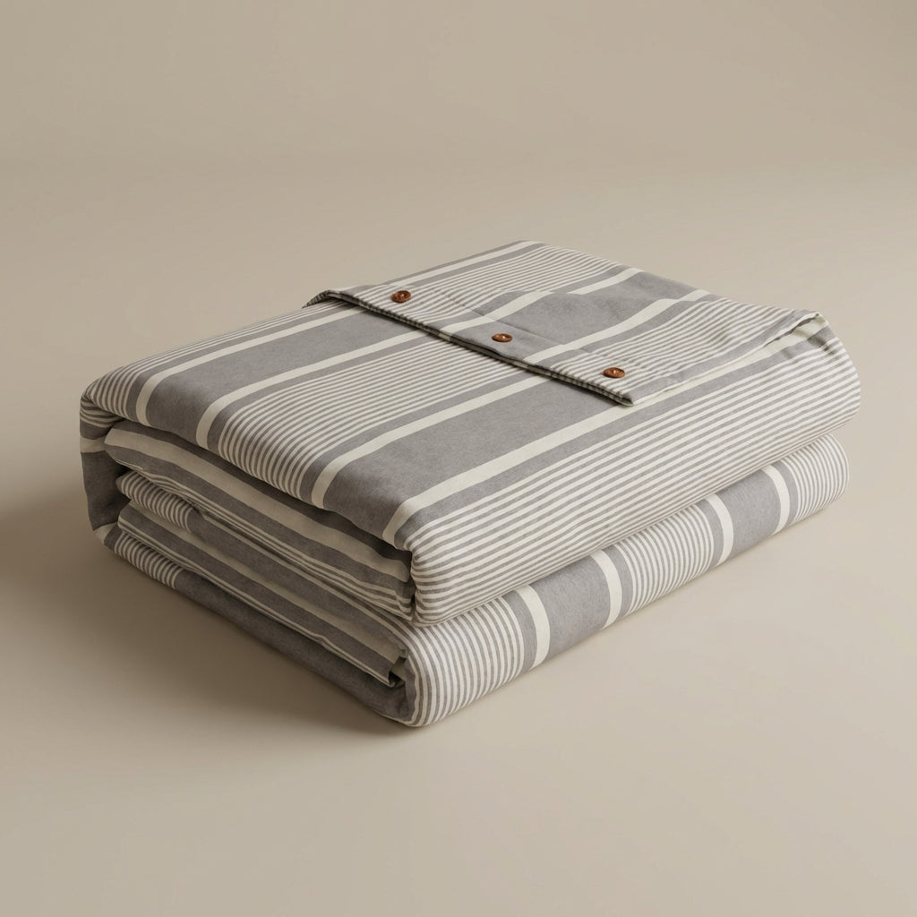 Ecobox Ballere Gri, Çift Kişilik Nevresim Takımı