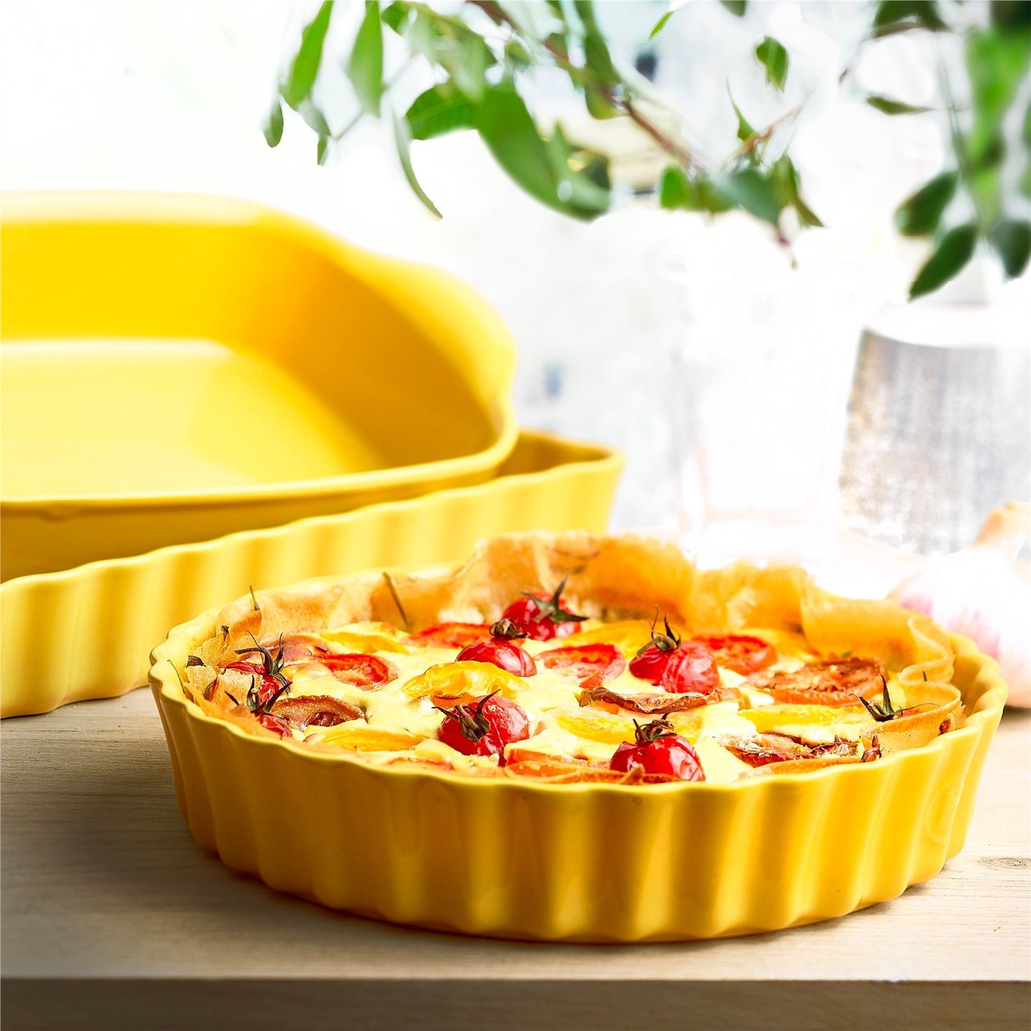 Emile Henry Tart-Börek-Flan Kabı Yuvarlak 28 cm