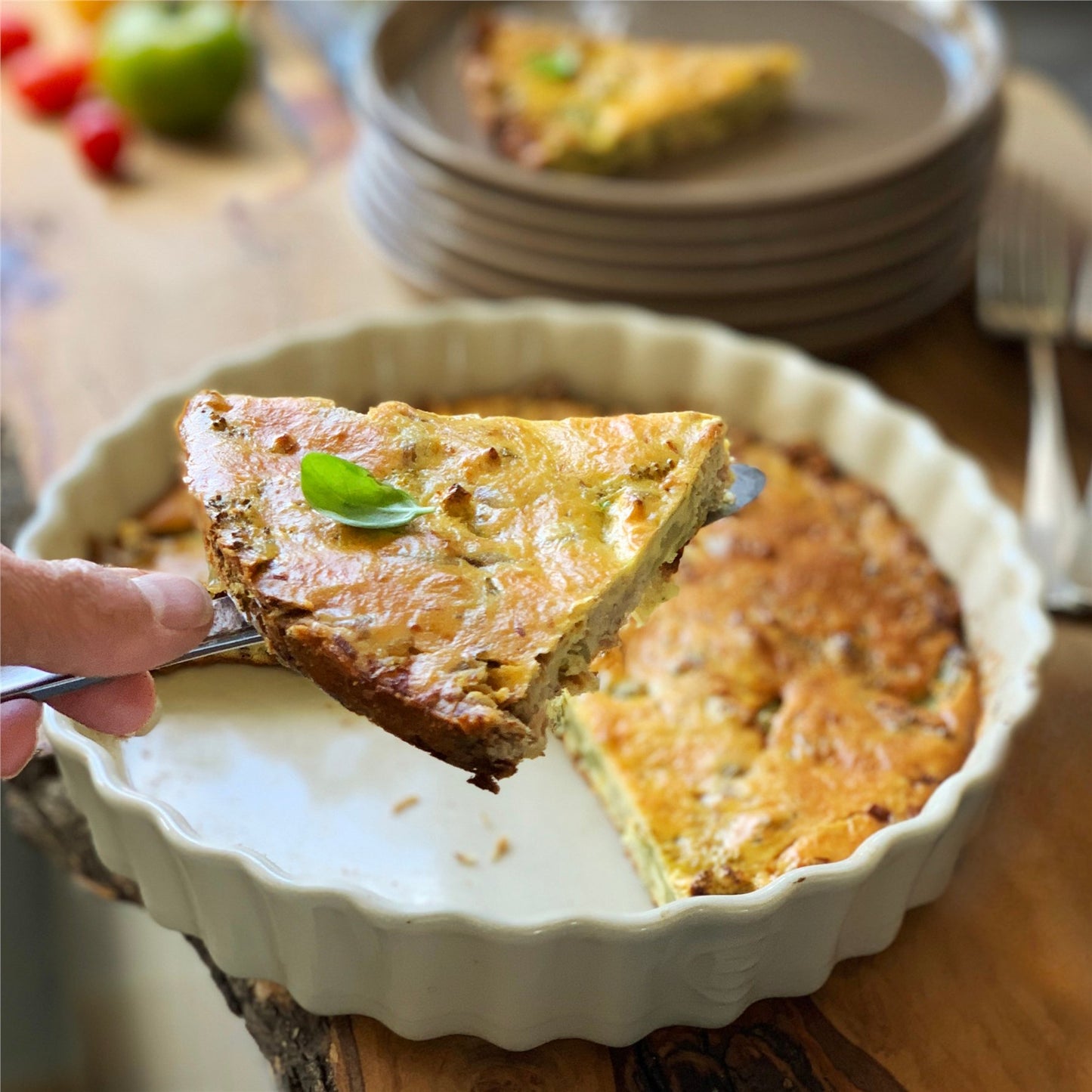 Emile Henry Tart-Börek-Fırın Kabı Yuvarlak 32 cm
