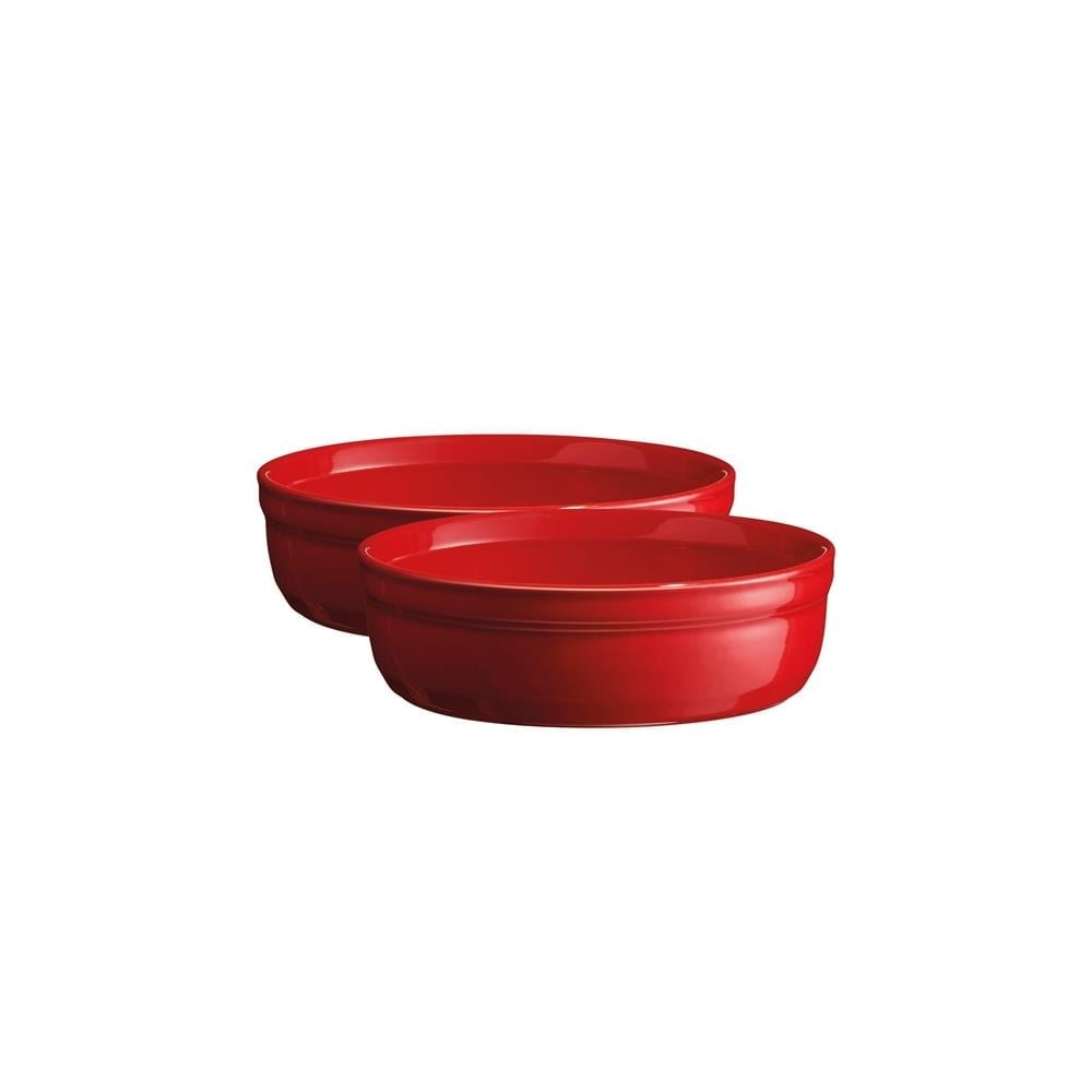 Emile Henry Fırın Kabı Yuvarlak Creme Brulee 2 Li Set