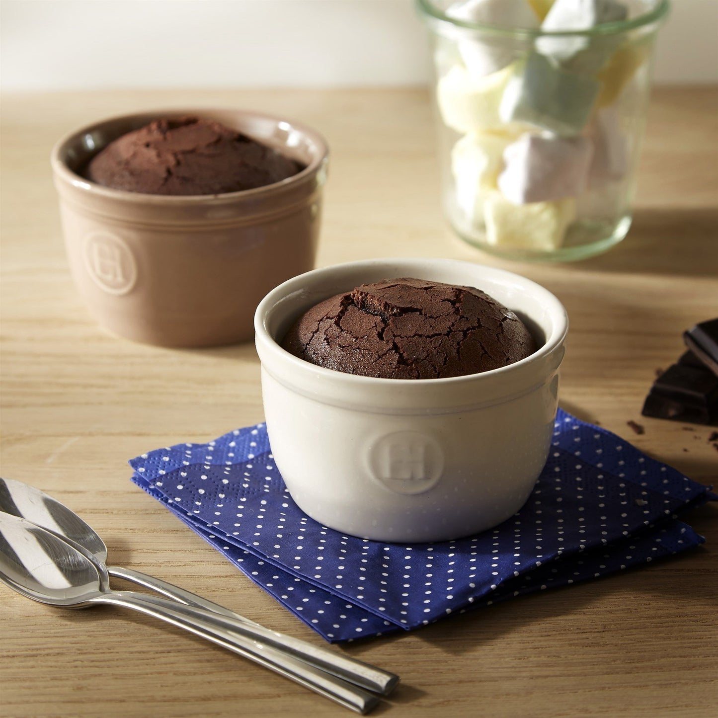 Emile Henry Fırın Kabı Ramekin No.9 Burgundy 2´li Seti