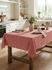 Ecobox Masa Örtüsü Pötükare Desenli – Günlük Kullanıma Uygun Pamuk Dokuma