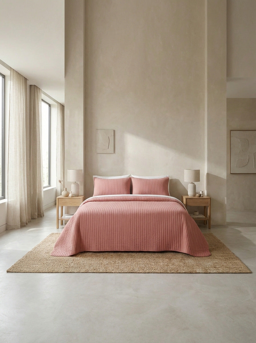 Sevenhill Vita Somon Çift Kişilik Yatak Örtüsü 230x260 cm