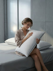 Ecobox Yastık – Yumuşak Dokulu Silikon Yastık, Yatak İçin Yıkanabilir Günlük Uyku Yastığı